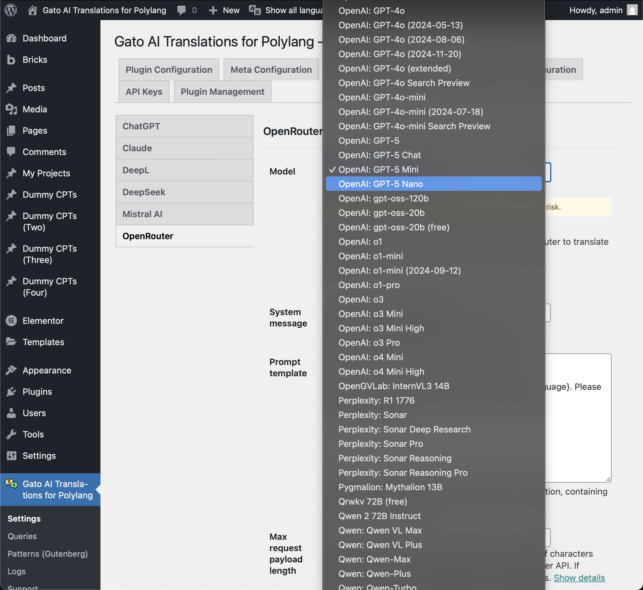 Lista de modelos de IA disponibles en OpenRouter
